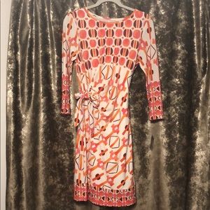 Donna Morgan Faux Wrap Dress